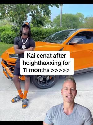 This is how Kai Cenat grew 5 inches! 😏 #howtogrowtaller #height #increaseheight #kaicenat 