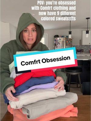 I accidentally ended up with 9 sets of Comfrt sweatsuits…..but I’m not mad about it. They keep me warm & cozy during the cold winter so thats a win! #comfrtclothing #sweatsuitseason #babyitscoldoutside @Comfrt 