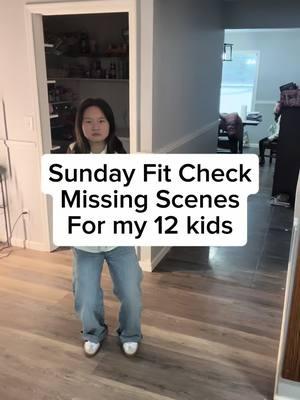 #sundayfitcheck #momto12 #largefamily #momtotwelve #dayinthelife #bloopers 