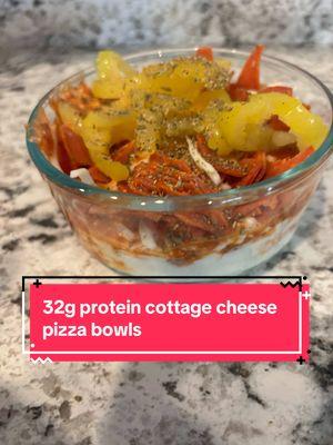 Cottage cheese pizza bowls #pizzabowl #cottagecheese #pizza #proteinbowl #protein #highprotein #Recipe #EasyRecipe #newyear #macrofriendly #macros #macrofriendlyrecipe #macro #Foodie #FoodTok