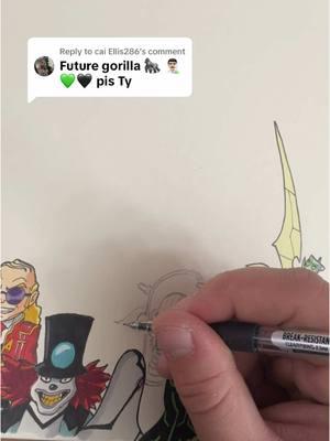 Replying to @cai Ellis286 Drawing every Ben 10 character! Future Gorilla Animo! #ben10 #benten #ben10classic #art #drawing #alien #gorilla #dr #animo #billain #future #cartoonnetwork #cartoon 