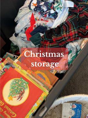 Getting rid of the last few remnants of Christmas, although I know these two things always tend to linger and show up in random places I miss ✨   #goodbyechristmas #christmasstorage #christmasbooks #momoflittles #momof4 #christmaspjs #holidaybooks #creatorsearchinsights 