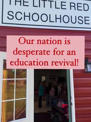 The day I walked away from public education, I hit my knees, hands raised high, and prayed, "Jesus, I cannot do this on my own. I need You every step of the way!" And He answered. With His guidance, I built a one-room schoolhouse for His children, where I will serve Him faithfully until the day I’m called home. Across our nation, public schools are failing to protect the innocence of our children. Parents everywhere are searching for alternatives, longing for education that aligns with their values. Friends, it’s time to take back our children’s education! It’s time to hire teachers who stand for truth, embody wholesome values, and are not afraid to lead with integrity. That’s why I created The Little Red Schoolhouse at @the_red_barn_farm. Here, children aren’t confined to dimly lit brick buildings, passively learning between “smartboard brain breaks.” Here, children thrive under God’s open skies. They are learning work ethic, entrepreneurial skills, and kindness. Our students love school. They are engaged, respectful, and 100% electronics-free. Our parents support the school day, fostering a sense of unity and shared mission. Our waitlist is long, and the demand for more schools like this is growing because families are hungry for a better way. 👉 Are you ready to bring a Little Red Schoolhouse to your community? Join us for a two-day workshop (in person or via Zoom) on January 24-25 or March 28-29 here at the farm. If God has placed this vision on your heart, it’s no coincidence you’re reading this today. You’ve been called—and now is your time to answer! This is more than a school model—it’s a mission field and a calling to stand in the gap for our children. Let me help you take that first step. 👉 Register for our school seminar January 24-25 or March 28-29 at www.redschoolhousenetwoek.com. Be sure to use promo code NETWORK246.  Together, we can build a future where children thrive in faith, values, and education that honors God. #Education #OneRoomSchoolhouse #ChristianLiving #FaithBasedLearning #christianeducation #legacybuilding #teachers #teachersoftiktok #teacher #christiantiktok #christianity #education 