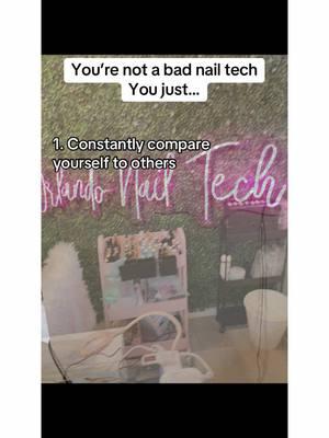 I think I’m going to nail this the “you’re not a bad nail tech” series. So much I want to say 💅🏽💕 #nailtechlife #beginnernailtech #nailprices #nailtutorials #nailclients #accountabilitygroup 