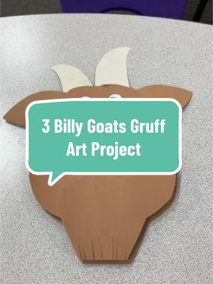 Fairy Tales are so fun! This one was new to a lot of the kiddos. They loved trip trapping over the bridge. Our kids have FREE ART open all of the time, but these projects provide lots of value as well! #preschoolactivities #fairytales #3billygoatsgruff #EarlyChildhoodEducation #preschool101withamy #notjustplay❤️💙💚 #prek #preschool #prekart #kidsactivities 