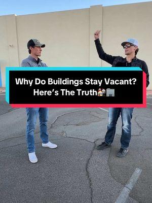 Why Do Buildings Stay Vacant? Here’s The Truth🏘️🏢 • DM Us “DEALS” to Build Wealth Through Real Estate📲 #realestate #vacant #vacancy #demand #manage