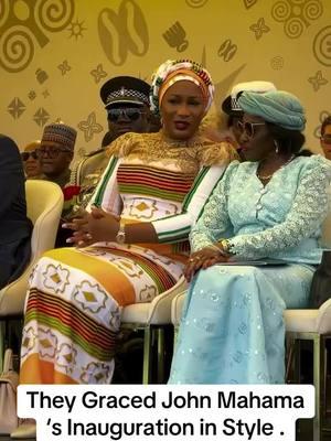 #DrBawumia, Samira Bawumia , Fmr. President J.A Kuffuor and Nana Konadu Rawlings at President John Dramani Mahama ‘s Inauguration in Ghana 🇬🇭. 