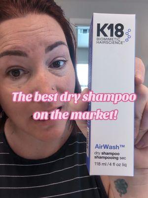 The best dry shampoo I've ever found as a hairstylist for 16+ years! #dryshampoo #bestdryshampoo #hairstylistreccomendations #hairstylistsoftiktok #hairrefresh 