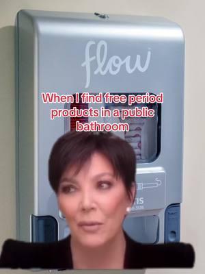 The feeling of finding free pads and tampons in the bathroom 🥹🥹 #krisjenner #krisjenneredit #capcut #kardashianmemes #periodmeme #onmyperiod #periodproducts #tampons #menstrualpads #publicbathroom #bathroomfinds #MemeCut #MemeCut #MemeCut #MemeCut #Meme #MemeCut 