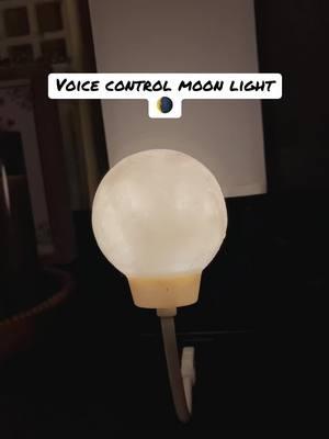 I love this little moon light so much!!!#nightlight #moonlight #voicecontrol #ambientlight #TikTokShop 