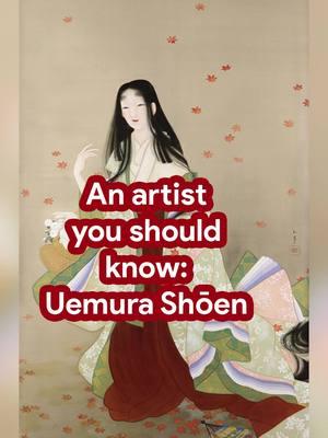 Here’s an artist you should know: Uemura Shōen 🎨 #JapaneseArt #GoogleArtsandCulture #Arttok