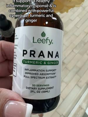 Get your Prana Leefy Organics Turmeric & Ginger Supplement on the TikTok shop today for $33.00-112.00 sold by Leefy Organics @sellwithtiktokshop_us @Leefy Organics #leefyorganics #supplement #electronicsweek #mia_manhattan_ny 