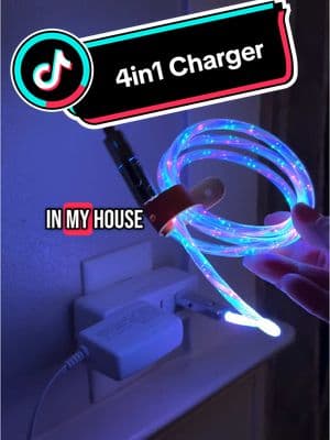 4in1 cord #fourinone #charger #fastcharger #fastchargeriphone #phonecharger #phonetricks #phonehacks #usb #trending #lights #fypシ #universal #ttshop #tiktokmademebuyit #musthaves #parenthack #hack #budgetfriendly #smart #MomsofTikTok #momlife #mamastro 