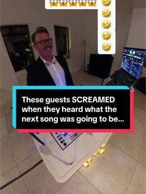 These guests SCREAMED  when they heard what the  next song was going to be… #weddingdj #bridesoftiktok #weddingtiktok #wedding #texasdj #dallasdj #backthatazzup #ayyladies 