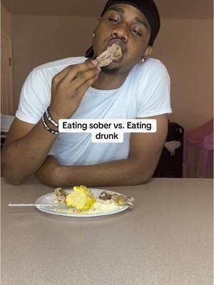 WHO CAN RELATE ?🤣🤣🤣#fyp #ajay #foryoupage #viral #eating #chicken #sober #drunk 