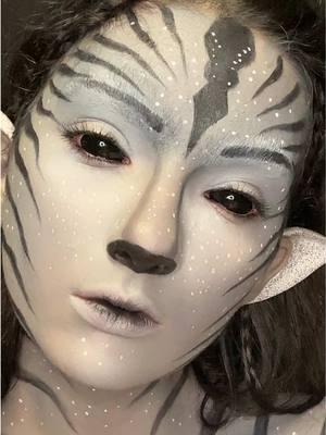 Moon Avatar 🌑🏹🪶 #foryou #moonavatar #foryoupage #fyp #avatarmovie #avatar #avatarmakeup #movie #makeup #makeupartist #moonavatarmakeup 