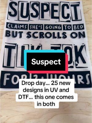 Suspect designs now available in this drop #thekraftshopbykari #suspect #funny #ifeelcalledout 