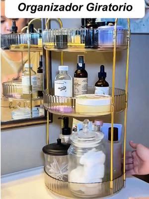 This is the best thing I boight for my bathroom. My skin care and makeup products was all aroind the sink and its was very unorganized. This Rotating shelves makes everything so nice and cleaned. It holds somuch products and the fact it can rotate makes everything so easy to pick #rotatingshelves#bathroomorganizer#cleantoks#bathroomcleaninghack  