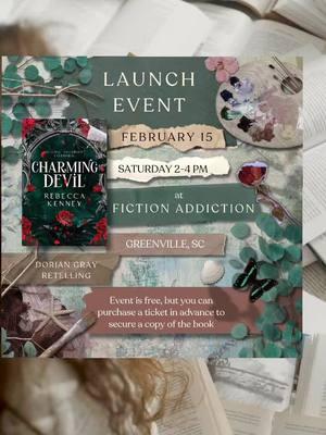 I hope to see you there! #doriangray #charmingdevil #gildedmonsters #beautifulvillain #thepictureofdoriangray #smuttbook 