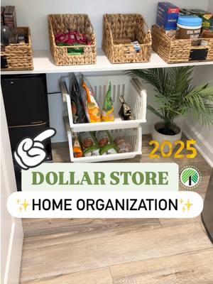 Sharing 🤯 SIMPLE Dollar Store products that you can use in your home to get  ✨ORGANIZED✨ for 2025!  🪴👉🏻 which product find was your favorite?! 💚📸Product Shopping list: 🛒 Deep Stackable Bins  🛒 Fabric Bins 🛒 Plastic Locker Style Containers  🛒 Large $5 Locking Stackable Bins 🛒 Candy Jar w/Gold Lid 🛒 Glass Box    #DIY #organization #organizationideas #dollartree #linen #closet #closetorganization #Lifestyle #design #interiordesign #lifehacks #hack #homehacks #Home #homedesign #diyproject #tutorial #hacks @Dollar Tree  @Emma Villaneda 