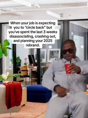 Mentally still OOO #work #corporatehumor #pto #newyear #jobs #career #careertok #relatable #fyp #askcoacha 