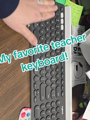 Had to get a new keyboard. this thing has been through a lot. 2 years in a sped classroom getting knocked around and I believe thrown once. lost the arrow key and the cover for the batteries this year and my youngest daughter poured her drink on it. That's what did it in. The old one was at least 6-7 years old. #logitech #keyboard #classroom #teacher #firstgrade #firstgradeteacher #classroomteacher #elementaryschool #elementaryteacher #teachertech #teachertools #classroomtools #teachermusthaves 