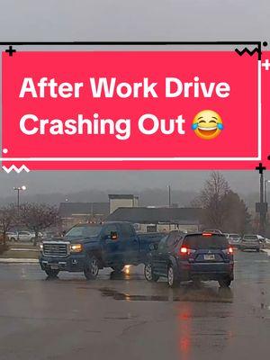 Leave it to Wisconsin drivers in the winter to have brain farts in a parking lot 🤦‍♂️ Come on, we aren't in Minnesota folks... #fyp #baddriver #dashcam  #foryoupage #minnesota #driving #cars #ford #copcar #crashout #meme 