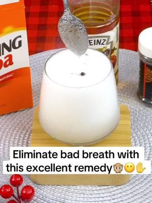 Eliminate bad breath with this excellent remedy🙊😶✋ #badbreath #badbreathtreatment #bakingsoda #remedy #naturalremedy #homemade #healthy 