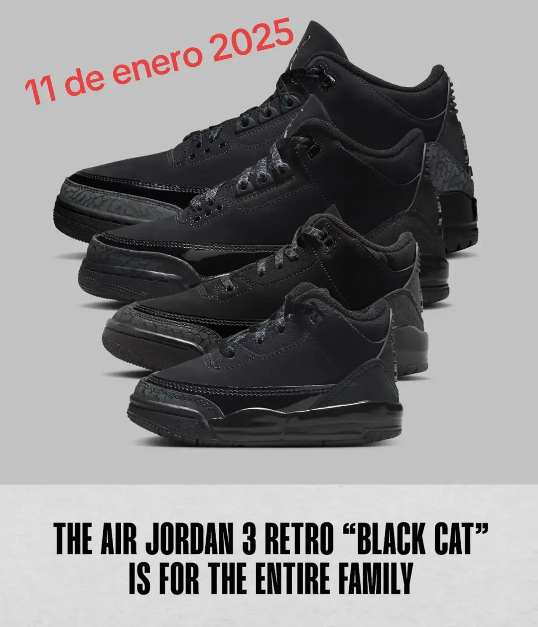 #jordan3blackcat #2025 