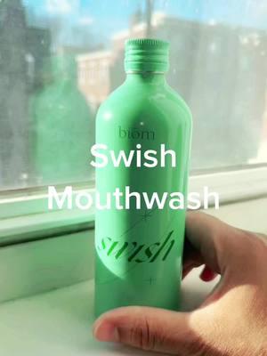 Swish Mouthwash by BIÖM:  Experience a fresh and holistic oral care routine with this eco-friendly, cruelty-free, and vegan formula.  Infused with neem, licorice extracts, and peppermint oils, it naturally promotes oral health.  Ditch harsh chemicals and embrace a gentle, hydrating rinse for a confident, healthy smile. 🌿✨ #CapCut #TikTokShop #mouthwash #biom #betterbiom #neem #licorice #peppermint #oralhealth #teeth #buynow 