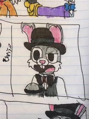 #gwrduck #gwrduckocs #josephpizzaparlor #comicstrip #drawing #art #bowlerhat #porkpiehat #animatronicoc 