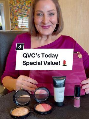 Let’s get glowing with @QVC, Inc’s Today’s Special Value, Hydrate-n-Glow!✨  What’s inside: 💧 Spackle Hydrate Primer for the perfect base 🌈 Baked Balance-n-Glow Foundation for radiant coverage 💕 Blush-n-Brighten & Highlight Split to add a pop of color and glow in shade pink potpourri/french kiss 💋 Treat-n-Go Lip Oil in First Place for a touch of hydration Everything comes in a quilted makeup bag - yours to keep. Available with the link in our bio! 💖  #QVC #TodaysSpecialValue #MakeupForMatureSkin #LauraGellerBeauty