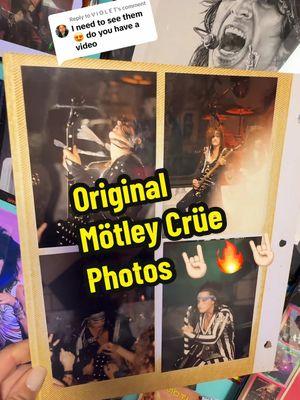 Replying to @V I O L E T @Mötley Crüe #motleycrue #motleycrueofficial #motleycrueedit #crue  I acquired an amazing collection of original Motley Crue photos sometime back. All are from same photographer ( which I am still trying to figure out who) I also got Van Halen Dio Cher & Elvira with this collection. 