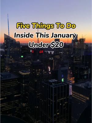 Five things to do inside this January under $20:  📍Sip & Play 📍Sala at Time Out Market 📍Rose Main Reading Room 📍PARTEA 📍Morgan Library  Which spot would you visit? 😁 #nyctop3 #funinnyc #nycfree #thingstodoinnyc #nycthingstodo #brooklynny 