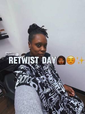 Retwist Day👩🏾‍🦱✨Yall it’s been a little minute 😩🤣#retwistday #locstyles #locsoftiktok #twostrandtwists #locjourney #locsupdo #locsretwist #locstylesforwomen 