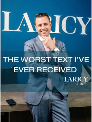 Worst text of 2024? We’ve gotten some really bad ones but this has got to be one of the most memorable my team received this year. We have gotten some great feedback from clients, we’ve also been called oompa loompa’s. You can’t win ‘em all. We are recapping 2024 on this week’s episode of Laricy Live. Listen anywhere you get your podcasts. #realtorlife #laricylive #realtorpodcast #realestateexpert #realestateknowledge #realtorfeedback 