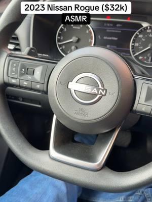 The interior of the 2023 Nissan Rogue isn’t a bad place to be, here’s the ASMR interior push test #nissan #rogue #asmr #plastic #push #test #creak #rattle #leather 