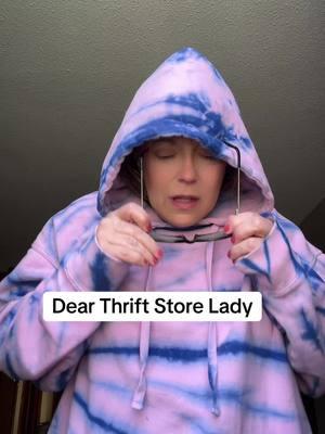 Dear #thiftstorelady … get over yourself.  #thrifted #thrifting #fastfashionsucks #planetaid #clothinghaul #clothinghacks #reducereuserecycle #protectourplanet #fyp #thrifthaul 