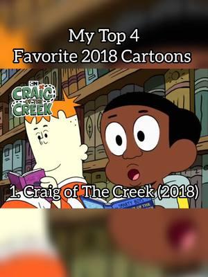 My Top 4 Favorite 2018 Cartoons| #craigofthecreek #bigcitygreens #riseoftheteenagemutantninjaturtles #top4  #theepictalesofcaptainunderpants #2018cartoons #fyp #nostalgia #childhood 