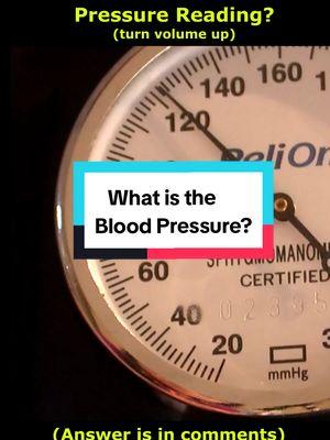 Blood Pressure Check for Nursing Students and Nurses... What blood pressure reading did you get? The answer should be 106/68. Systolic is the first sound, diastolic is the point where the sound stops. #bloodpressure #bloodpressurecheck #nursing #foryou #fyp #stem #nursesarah #nursesoftiktok #nursetok #rn #nursingschool #nursingschoolhacks #nursingstudent 