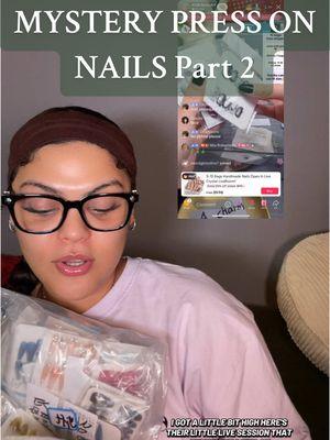 And they didn’t have any square nails and y’all know that’s my favorite 😓  I had fun 😇 but life rather stick with Nailphoria 🤏🏽 Follow for more girly shxt 🤭😘  #fypage #fypシ #fypシ゚viral #fypシ゚viral #mysterybox #mysterynails #mysteryunboxing 