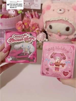 Replying to @ʏᴜᴋɪ 🪽🎀 (ɢᴏᴊᴏ'ꜱ ᴡɪꜰᴇ) my melody/cinnamoroll blind boxes 🩵🩷 #blindbox #blindboxes #blindboxopening #sanrio #hellokitty #mymelody #pompompurin #kuromi #cinnamoroll #DIY #asmr #unboxing #blindbag #blindbags #kawaii #stationery #aesthetic #unboxing #desk #stationery #anime #fyp 