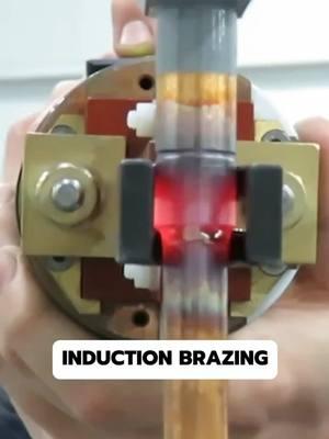 Induction brazing for copper pipes in HVAC systems is used to join copper components with a filler metal, which has a lower melting point than the base metals being joined. This process is crucial in HVAC (Heating, Ventilation, and Air Conditioning) applications, as it creates leak-proof and secure connections in refrigeration lines, air conditioning systems, and other components. Here's a closer look at the process: Induction Heating Principle: Induction brazing uses electromagnetic induction to generate heat. An induction coil is placed near or around the joint area of the copper pipes. When an alternating current passes through the coil, it creates a rapidly alternating magnetic field. This magnetic field induces eddy currents in the conductive copper material, generating heat due to the copper's resistance to the eddy currents. Localized Heating: Unlike traditional torch brazing, induction heating focuses the heat on the specific area that needs to be brazed, minimizing the thermal impact on the rest of the component. This precision helps maintain the integrity of the copper pipes and any sensitive components nearby. Brazing Filler Material: A brazing alloy, typically a combination of metals such as silver, copper, and zinc, is placed at the joint. The localized heat melts the filler metal (but not the copper pipes), which is then drawn into the joint by capillary action. This creates a metallurgical bond between the copper parts, sealing the joint. Advantages in HVAC Applications: Induction brazing is particularly valuable in HVAC systems for several reasons: Speed: The process is quicker than traditional brazing methods, reducing production times. Consistency and Quality: The controlled heating ensures consistent results across multiple brazing operations, leading to high-quality joints crucial for HVAC systems' efficiency and reliability. Energy Efficiency: It is more energy-efficient, as the heat is directly generated in the metal, minimizing heat loss. Safety and Environment: It produces fewer environmental and workplace hazards than open-flame brazing, reducing the risk of burns, fire, and exposure to harmful gases. #hvac #hvactechnician #hvaclife #hvactech #hvacmaintenance