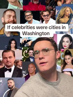 🍿 If Celebrities Were Cities in Washington 🌄 The best way to learn about a city? Find its celebrity equivalent. I’m breaking down which Washington cities match the vibe of your favorite stars. 💬 What celebs should I do next?  📲Message me if you want to tour some of these amazing cities! #realestate #washington #pnw #washingtonstate #tacoma #seattle #bellevue #lynnwood #timotheechalamet #arianagrande #drake #johncena #taylorswift #SeattleRealEstate #SammamishWA #pnwrealestate #greenscreen #capcut #fypシ 