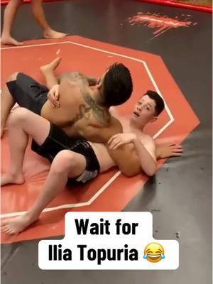 His reaction to #IliaTopuria’s body slam is amazing 😂 #UFC #mma #jorgemasvidal #wrestling (via @Leo)