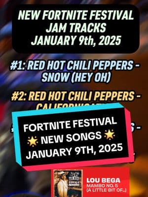 RHCP closing out Season 6 of Festival #fortnitefestival #fortnite #redhotchilipeppers #mambonumber5 