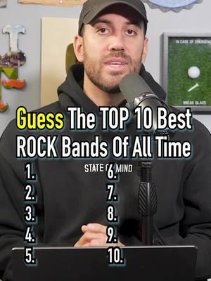 Top 10 Best Rock Bands Of All Time! Do You Agree? #fyp #rock #music #band #top10 #guessinggame 