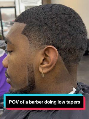 Pov of your Barber what do you think? Would you get low tapers?  #haircuttrend #explorepage✨ #wichitabarber #fypシ #barberpost #lowtapers 