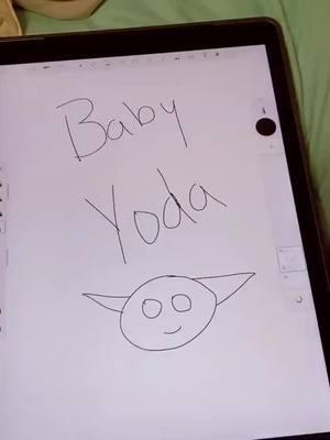 @Lauren Ashley Beck #grogu #vabyyoda #starwars #yoda #madalorian #drawing #ar #fyp #viral 