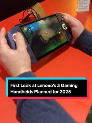 Lenovo is looking to heat up the gaming handheld market with three new handhelds this year. We got a chance to see all three. #lenovolegiongo2 #lenovo #ces2025 #ces #techtok #gaming #gametok #handheldpc #pcgaming